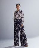 Black & White Floral Pants Set HWD-0050