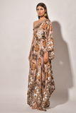 Baroque Floral Dress HWDd-0020