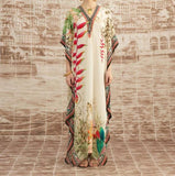 Beige Elenore Kaftan HMAY-0036