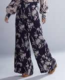 Black & White Floral Pants Set HWD-0050