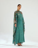 Teal Kaftan HSC-0003