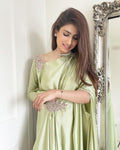 LIGHT GREEN FORMAL KAFTAN