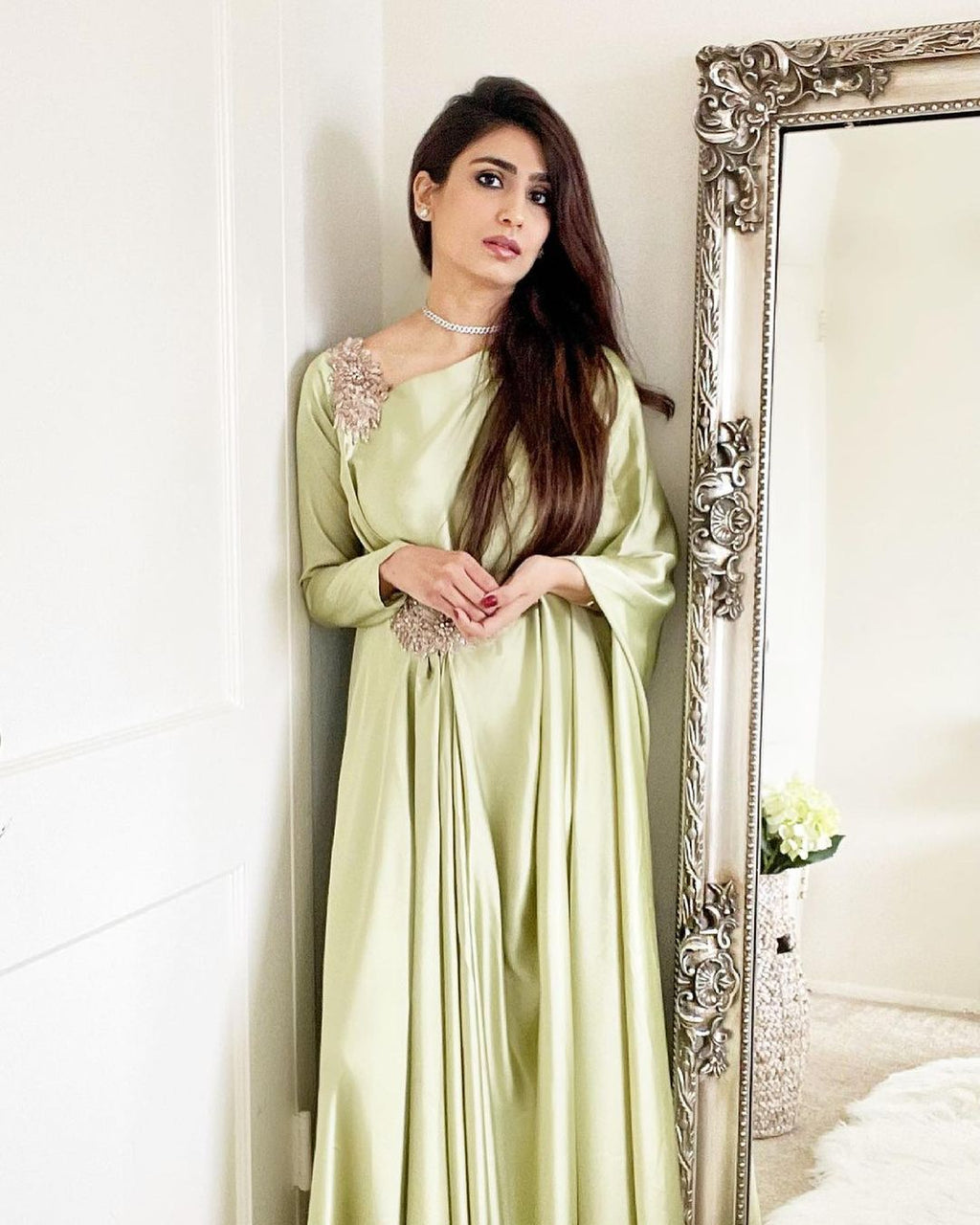 LIGHT GREEN FORMAL KAFTAN