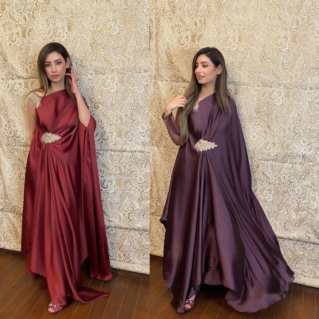 MAROON/PURPLE FORMAL KAFTAN