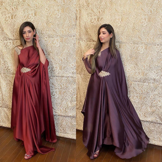 MAROON/PURPLE FORMAL KAFTAN