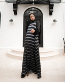 Blue Lines Abaya HAC_0037