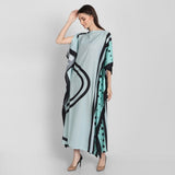 Powder Blue  Kaftan HSK-0013