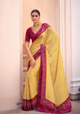 Yellow Patola Printed Saree HSC-0007