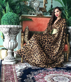 Cheetah Silk Kaftan HNK-0008