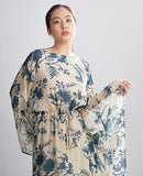 CreamT Floral Kaftan HLK-0007