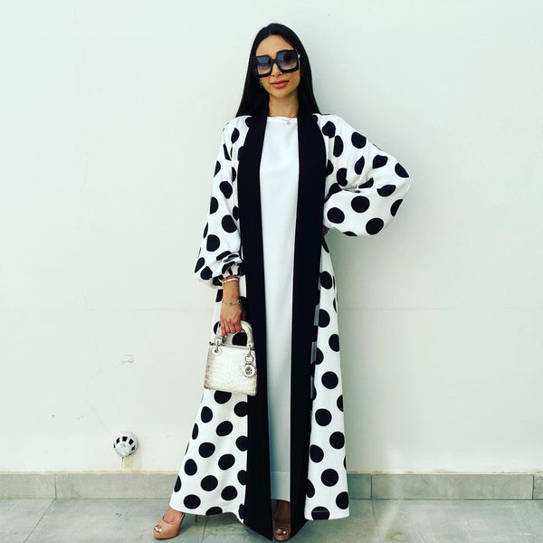 Polka Dots Abaya HAC_0139