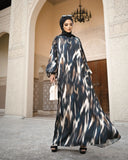 Tiedye Print Abaya HAC_0161