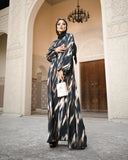 Tiedye Print Abaya HAC_0161