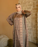 Shades of dark Green  Abaya HAC_0150