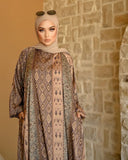 Shades of dark Green  Abaya HAC_0150