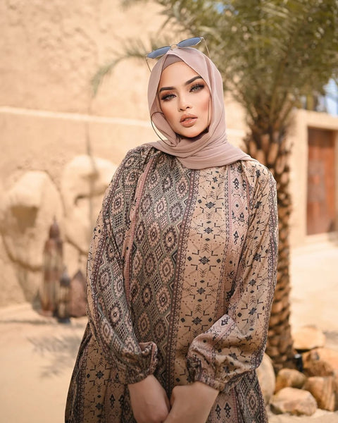 Shades Of Brown Abaya HAC_0149