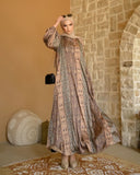 Shades of dark Green  Abaya HAC_0150