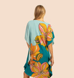 Theglobal Floral Kaftan HNK-0005