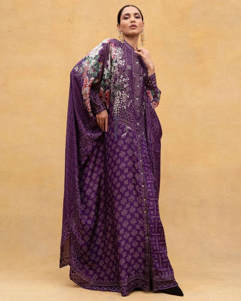 Purple Kaftan HNK-0020