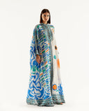 RR  French Blue Kaftan HLK-0015