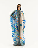 RR  French Blue Kaftan HLK-0015