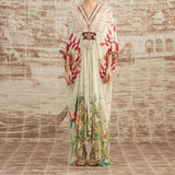 Beige Imama Kaftan HMAY-0039