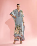 Powder Blue Kaftan Set HVF-0006