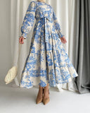 Blue Frock HLK-0028