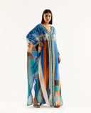 Blue- Multi RR Kaftan HLK-0175