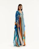 Blue- Multi RR Kaftan HLK-0175