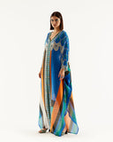 Blue- Multi RR Kaftan HLK-0175