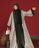 Black & White Abaya HAC-0016