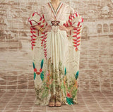 Beige Imama Kaftan HMAY-0039