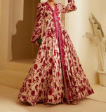 Rani Pink Floral Frock HMAY-0014