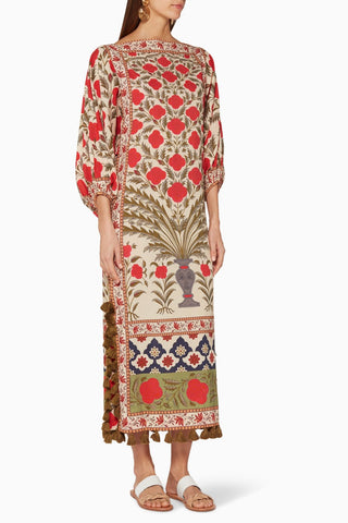 Off-White Mughal Floral Shirt HSC-0009