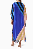 Blue Geometric Kaftan HNK-0024