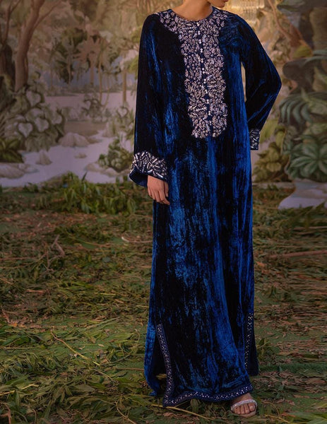 Blue Kaftan Set