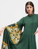 Bottle Green Long Dress HWD-0068