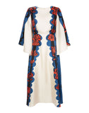 Red & Blue Floral Dress HSC-0068