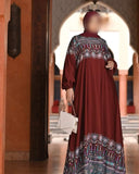 Chennai Maroon  Abaya