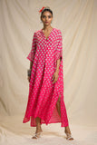 Bhandhni Kaftan Pink HLK-0011