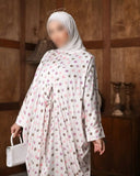 Tafqia Abaya White Series NAC-027