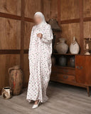 Tafqia Abaya White Series NAC-027