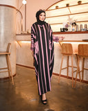 Pink Lines Abaya HAC_0136