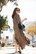 Cheetah Kaftan Shirt HLK-0010