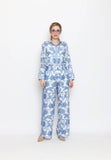 Blue Tiles Pant Set HCS-0015