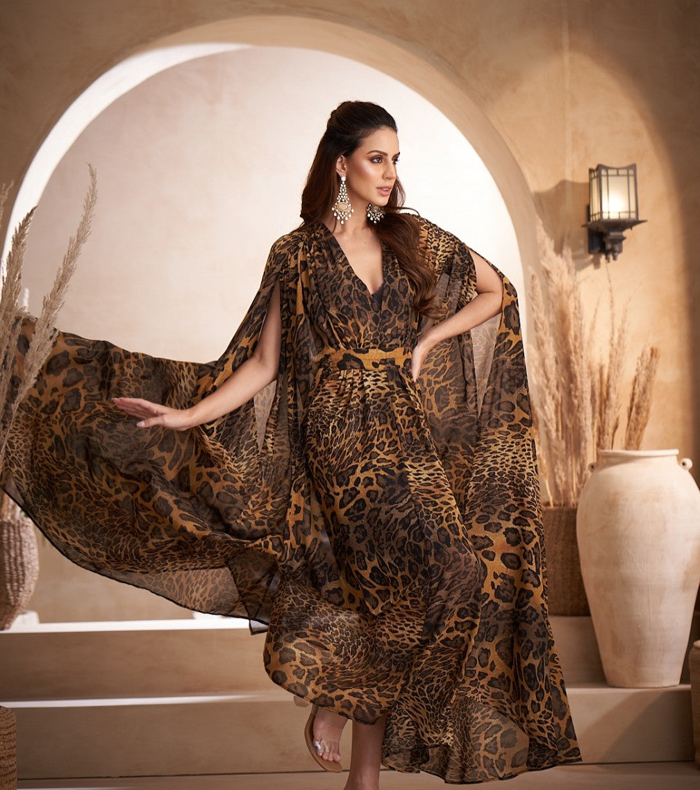 Cheetah Kaftan