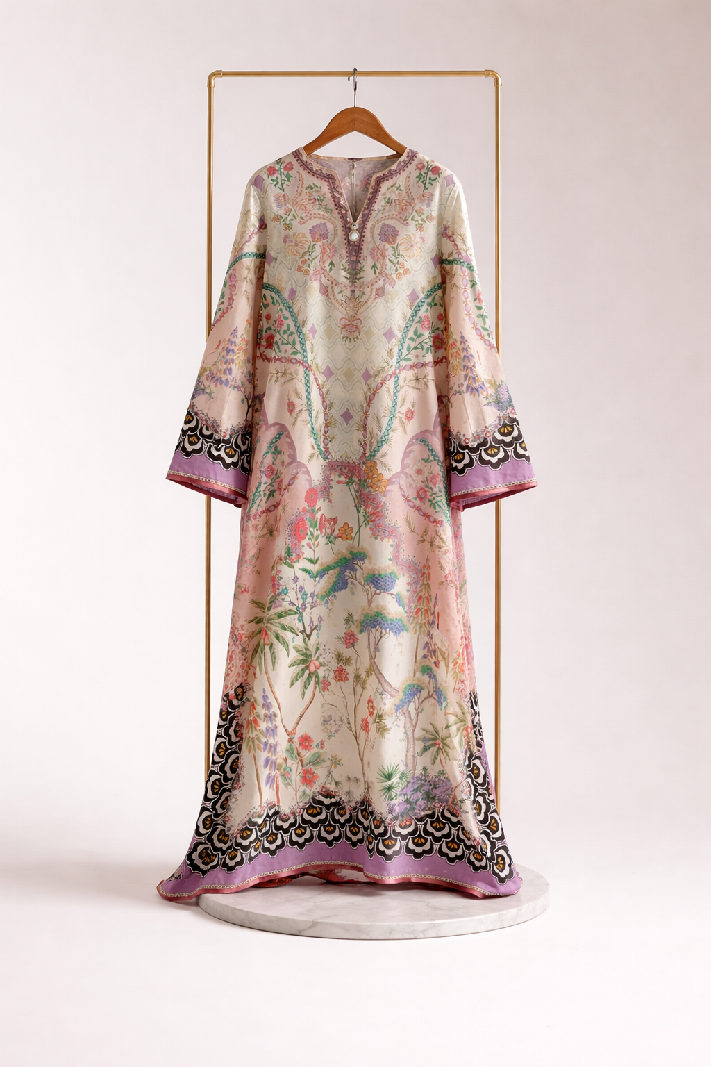 Pinkish  kaftan Shir