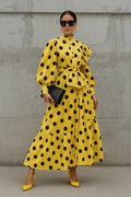 Yellow Polka Dots Frock