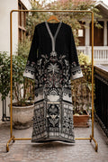 Black Kaftan Shirt (printed only)